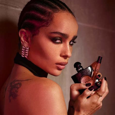 zoe kravitz ysl black opium|ysl black opium commercial.